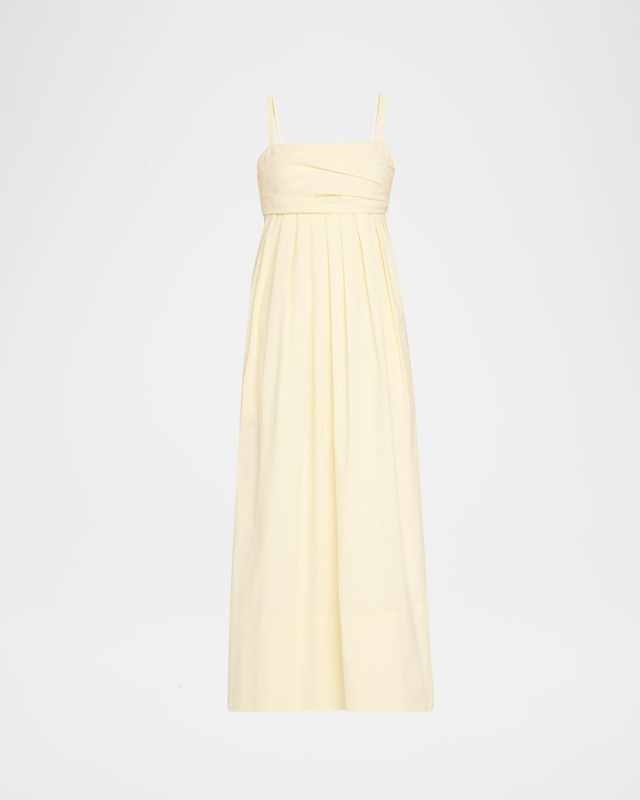 Claudine Technical Poplin Midi Dress
